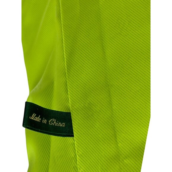 Ralph Lauren Womens Green Yellow Plaid Summer Shoulder Bag With Leather Strap - Picture 10 of 16